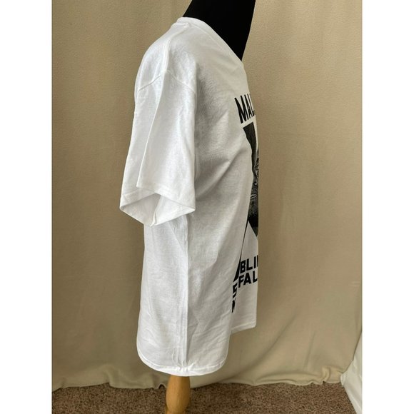 Malcolm X "Stumbling Is Not Falling" Graphic Short Sleeve Crew Neck Tee - Medium - Picture 5 of 9